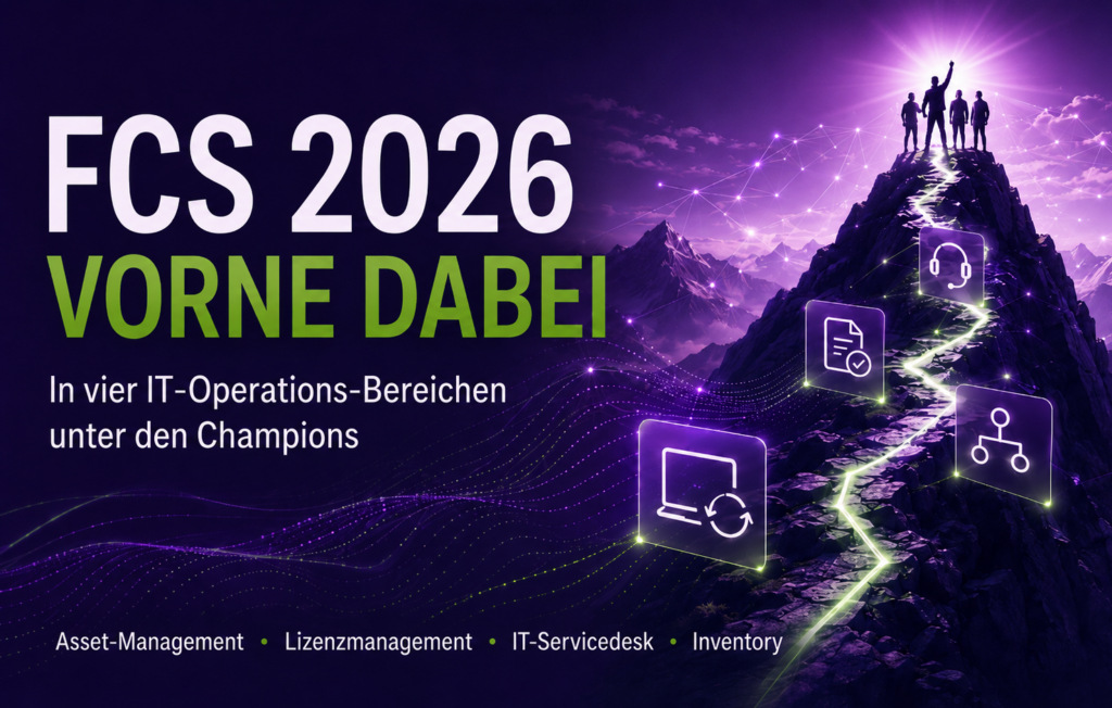 FCS zählt auch 2026 in vier IT-Operations-Bereichen zu den Champions.